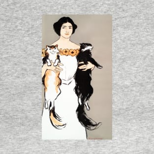 Woman and cats T-Shirt